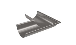 SIBA Aussenecke grau metallic Ral 9007 150mm